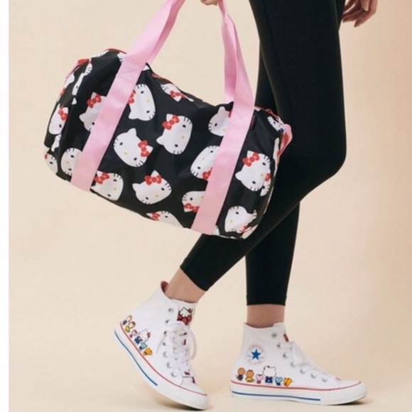 Converse Handbags - Cov& Hello Kitty Limited Edition Mini Duffel Bag
